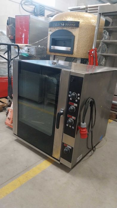 Piec konwekcyjno-parowy Dexion FEMD108L8 – 400 V, 15400W, 10 × GN 1/1