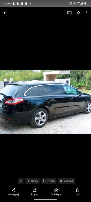 Peugeot 508 uszkodzony