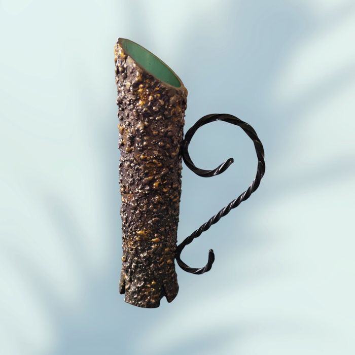 Lata 60/70 METALOPLASTYKA wazon metalowy