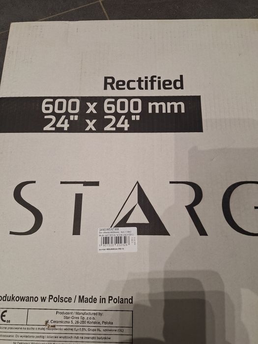 Płytki gresowe jasno szare 60x60