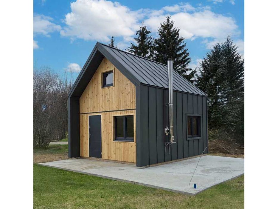 Domek drewnianyletniskowy Modern,,do35m2, ogrodowy, 5x5mPROMOCJA