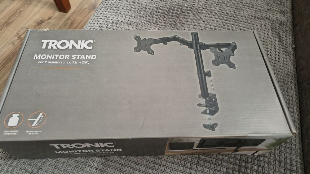 Uchwyt do dwóch monitorów Tronic nowy