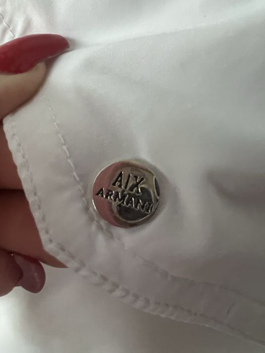 Armani M 38 damska kurtka biała ocieplana