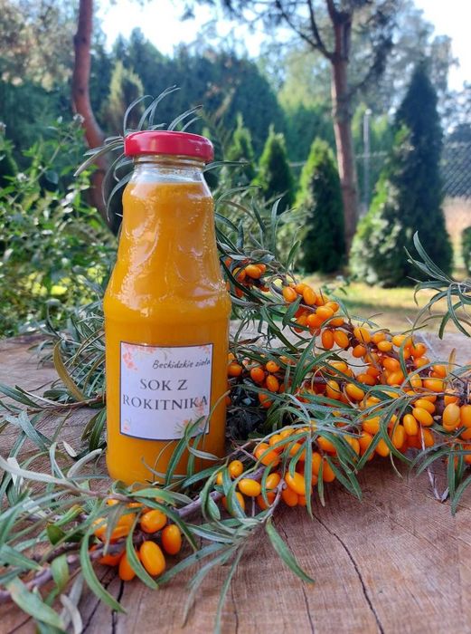 Rokitnik 100%,  Sok bez cukru. Beskidzkie zioła dostępny od 08.26