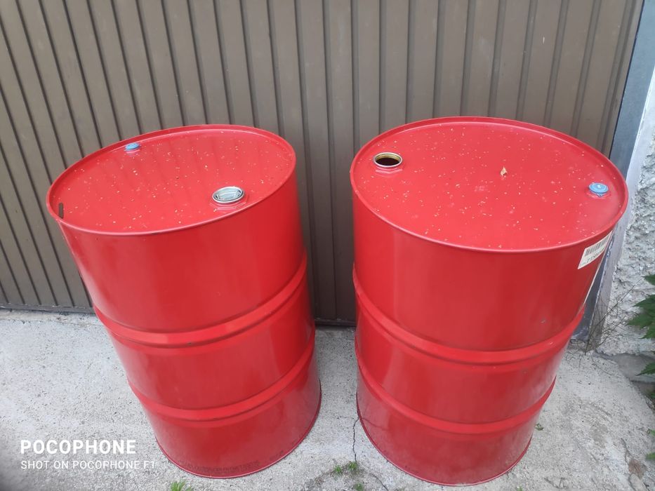 Beczki metalowe 200l po oleju spożywczym