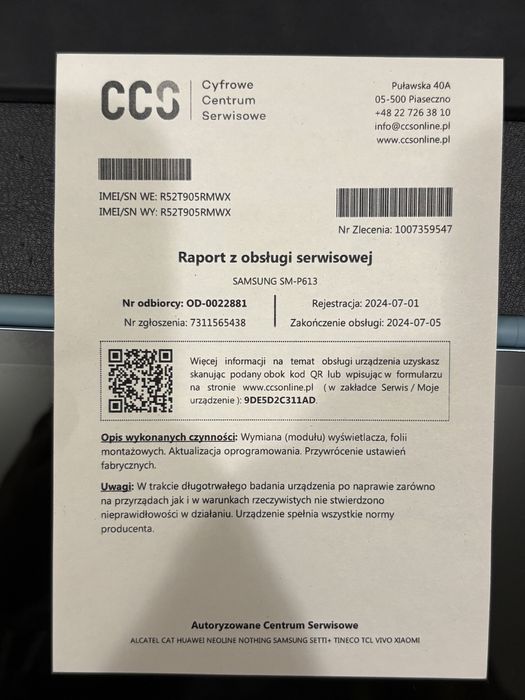 Samsung Galaxy TAB S6 lite (P613) 64/4gb