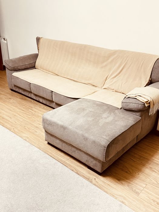 Vendo sofa chaise louge mais 3 lugares