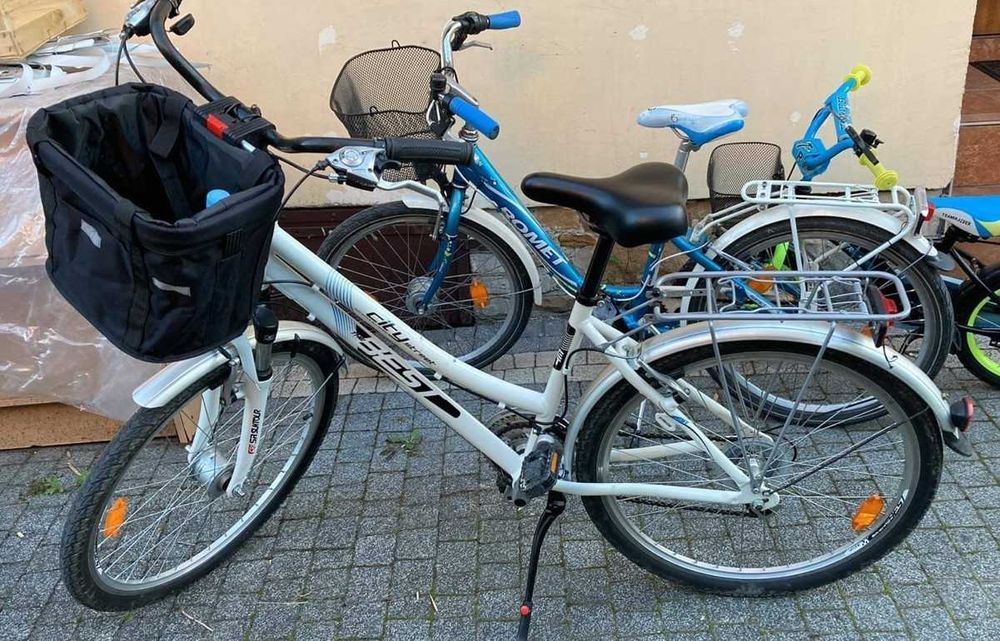 transporter psa kota na rower kosz rowerowy duży pojemny