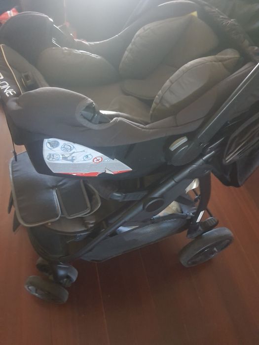 Carrinho cadeira ovo duo auto de bebé