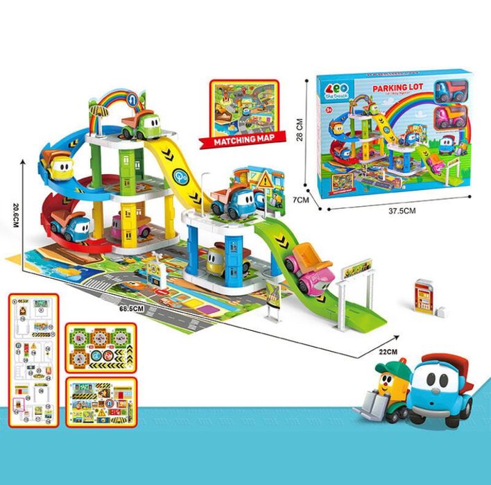 Трек Вантажівочка Льова + 2 інерційні машинки / Грузовичёк Лёва