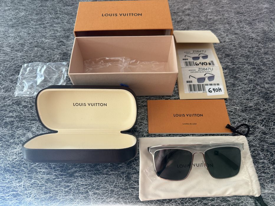 Okulary Louis Vuitton przeciwsłoneczne oryginał nowe! Cartier dita