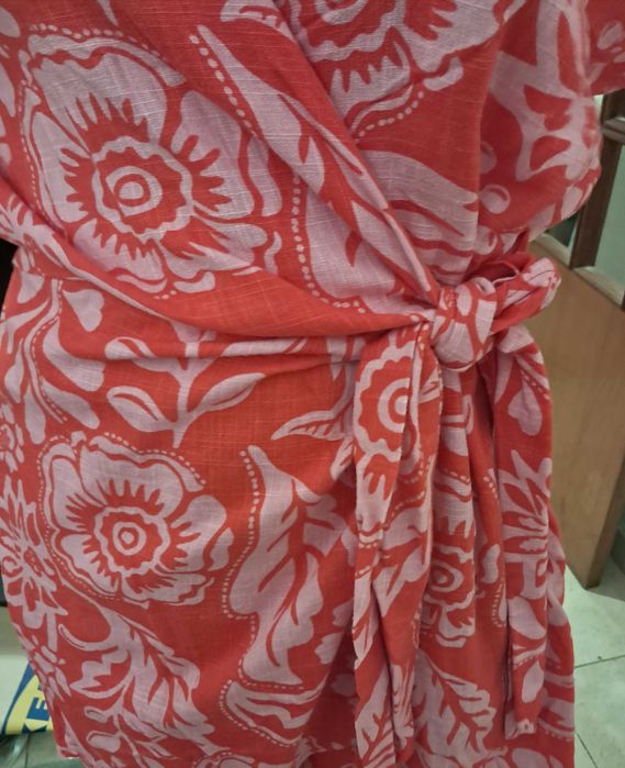 Vestido calção estampado