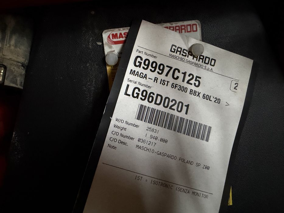 Siewnik Gaspardo elektryczny Maga 6 kukurydza burak rzepak