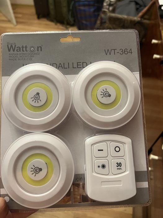 БЕСПЛАТНАЯ ДОСТАВКА ПО КИЕВУ Led светильник с пультом и таймером