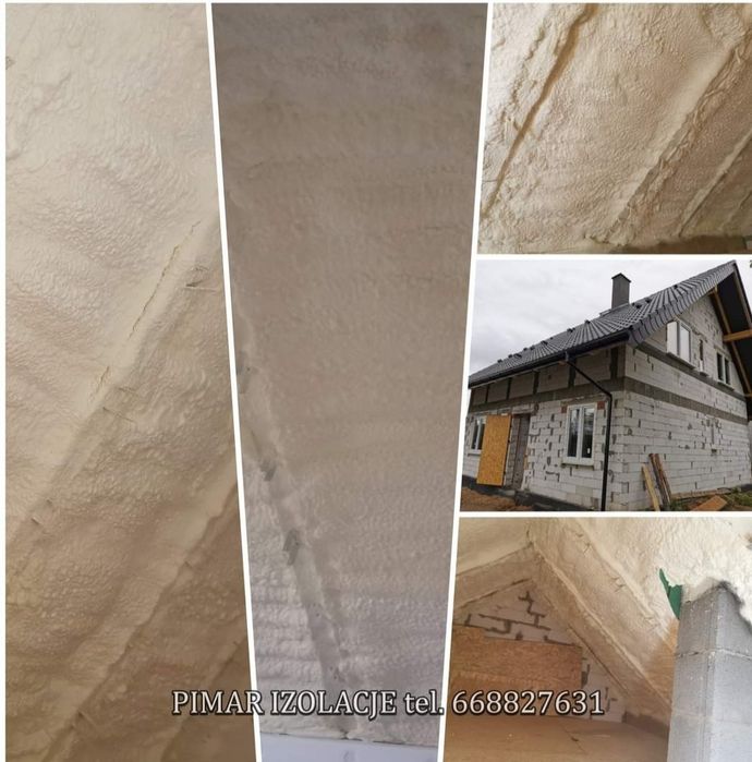 Ocieplenie pianą PUR/izolacje pianą PUR/Izolacja dachów płaskich