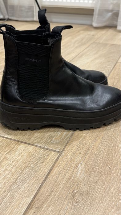 Ботинки челсі Gant шкіряні