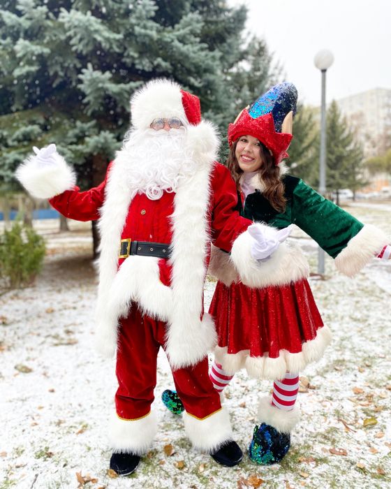 Привітання від Санти та Ельфа. Новорічні програми в школи та садочки.