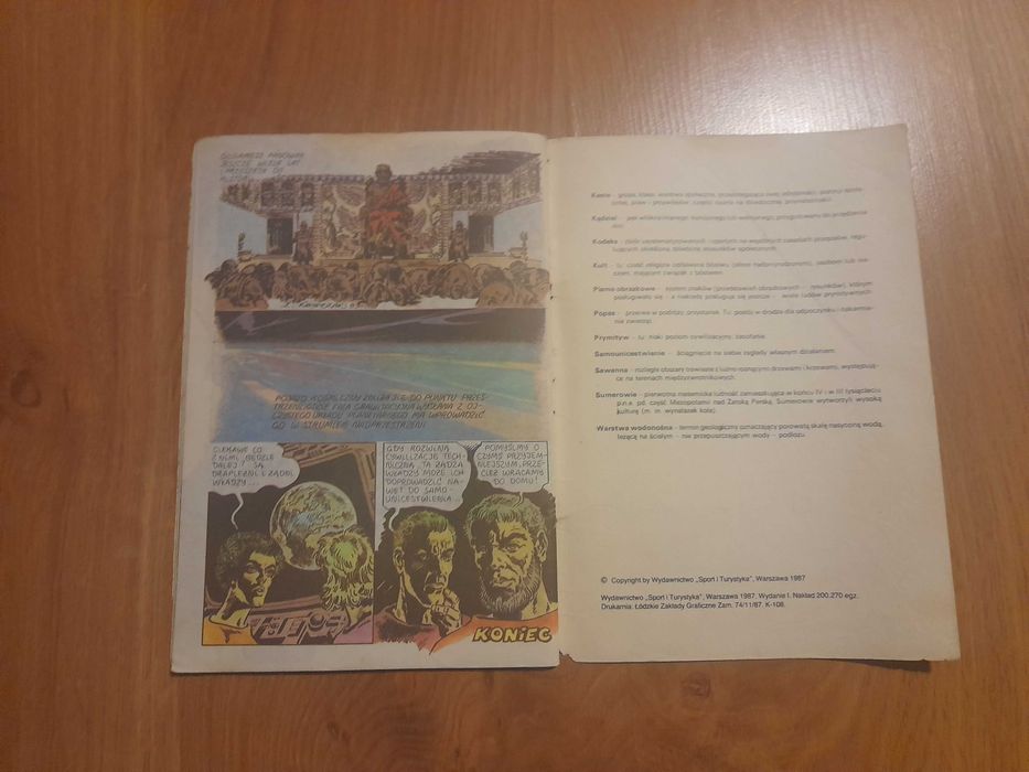 Bogowie z Gwiazdozbioru Aquariusa wydanie 1 komiks