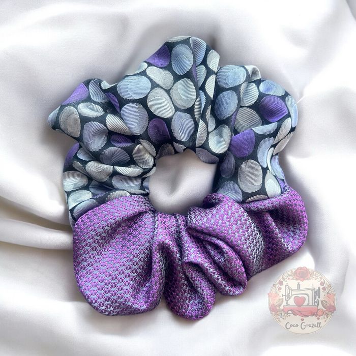 Scrunchie lawendowa zabawa