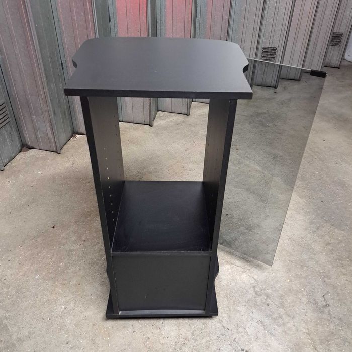 Movel para aparelhagem de som CD's porta em vidro