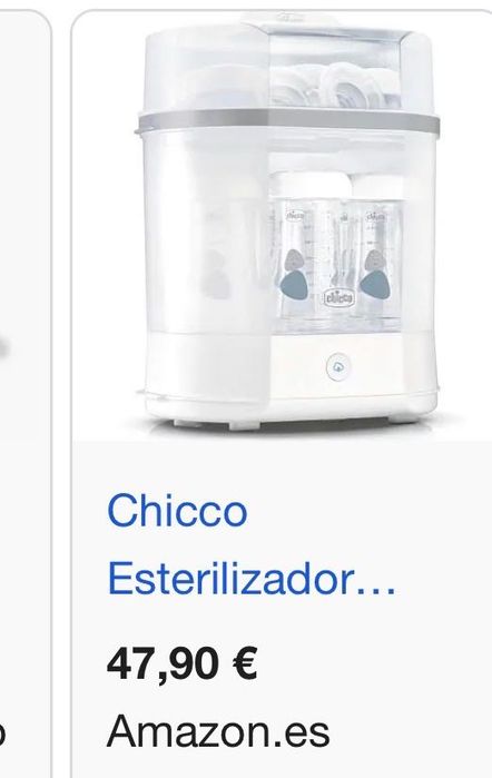 Esterilizador para biberão , chucha de bebé