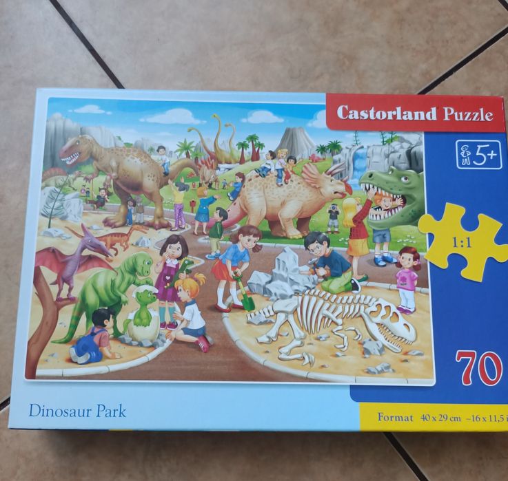 Puzzle dinozaury 70 szt