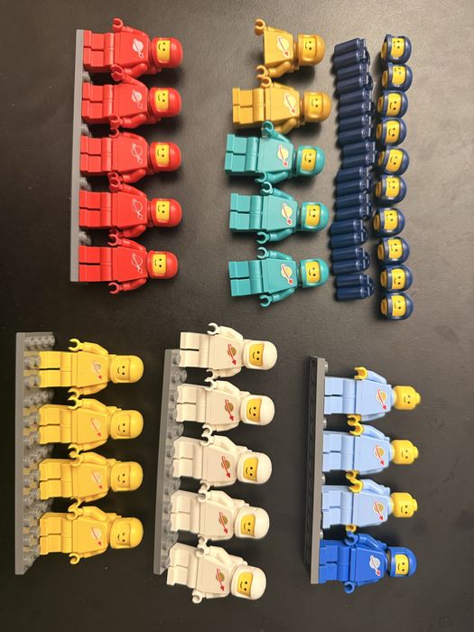 Lego minifigures, Classic Space, лего мініфігурки классичні космонавти