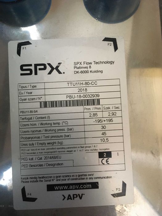 Wymiennik SPX TTU11H-80-CC