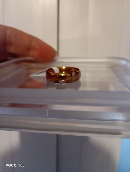 Обручка жіноча 16,17, 18, 19,20,21 розмір (медичне золото)