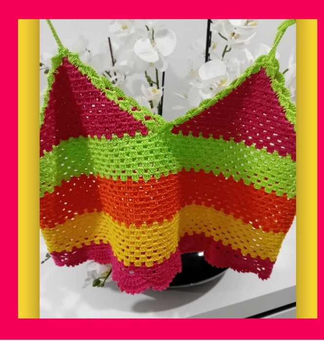Top crochê verão
