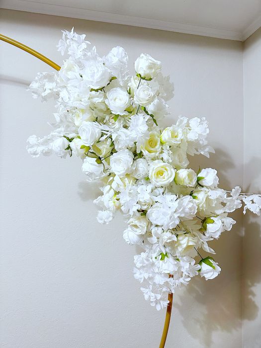 Квіти на весільну арку/екібана/Букет/цветы/свадебная арка/украшение