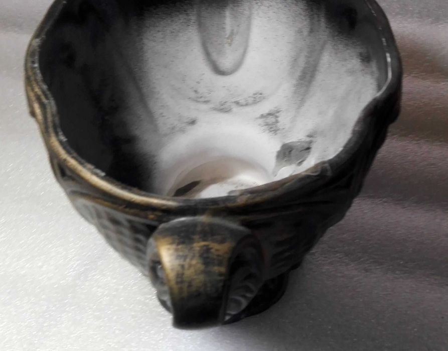 Vaso oval decorativo