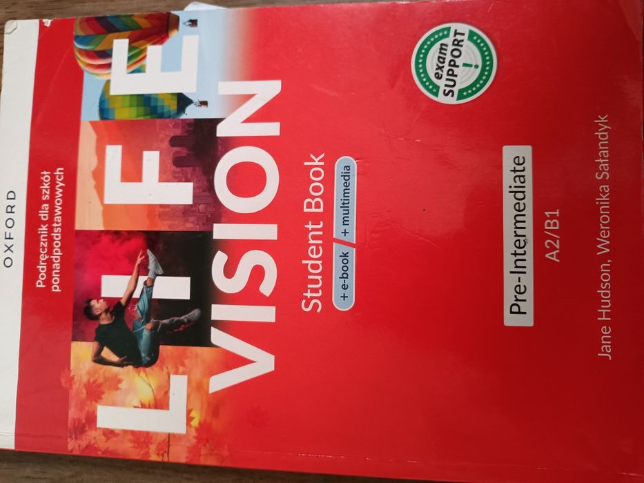 Podręcznik/zeszyt ćwiczeń dla szkół ponad podstawowych. LIFE VISION