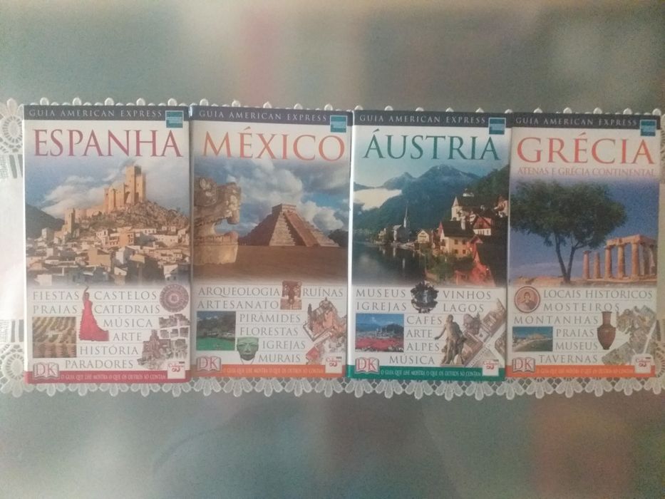 Guias Am.Express,CHINA,VIETNAME,N.IORQUE,Espanha,Canadá,Áustria, Méxic