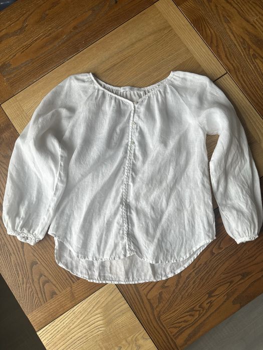 Блузка дитяча ZARA, льон 100%, р. 140 см