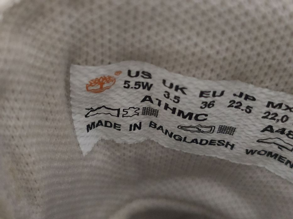 Timberland skórzane buty