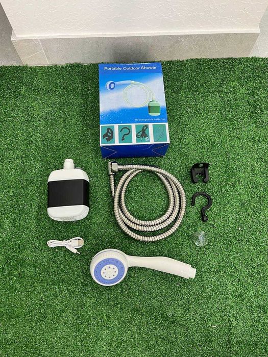 Портативний ДУШ на акумуляторі! Похідний армійський ДУШ + АКБ.