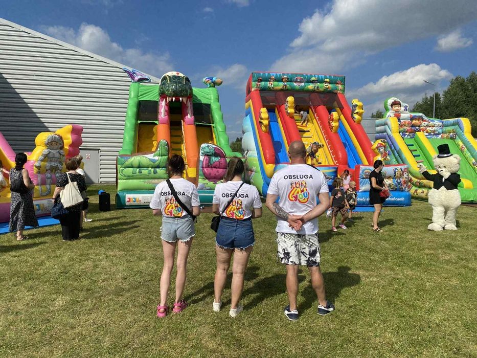 Dmuchaniec dmuchańce zjeżdżalnia zamek dmuchany
