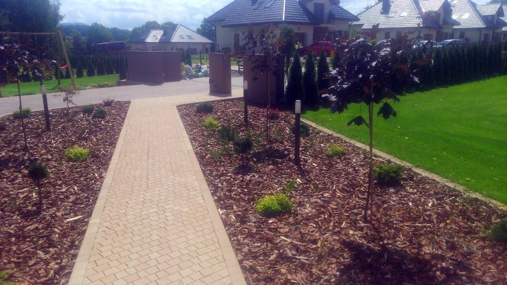 brukarstwo, ogrodnictwo, ogrody, trawnik, ogrodzenia pow. Cieszyn