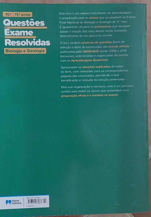 Livros de apoio escolar 10 ano/11 ano