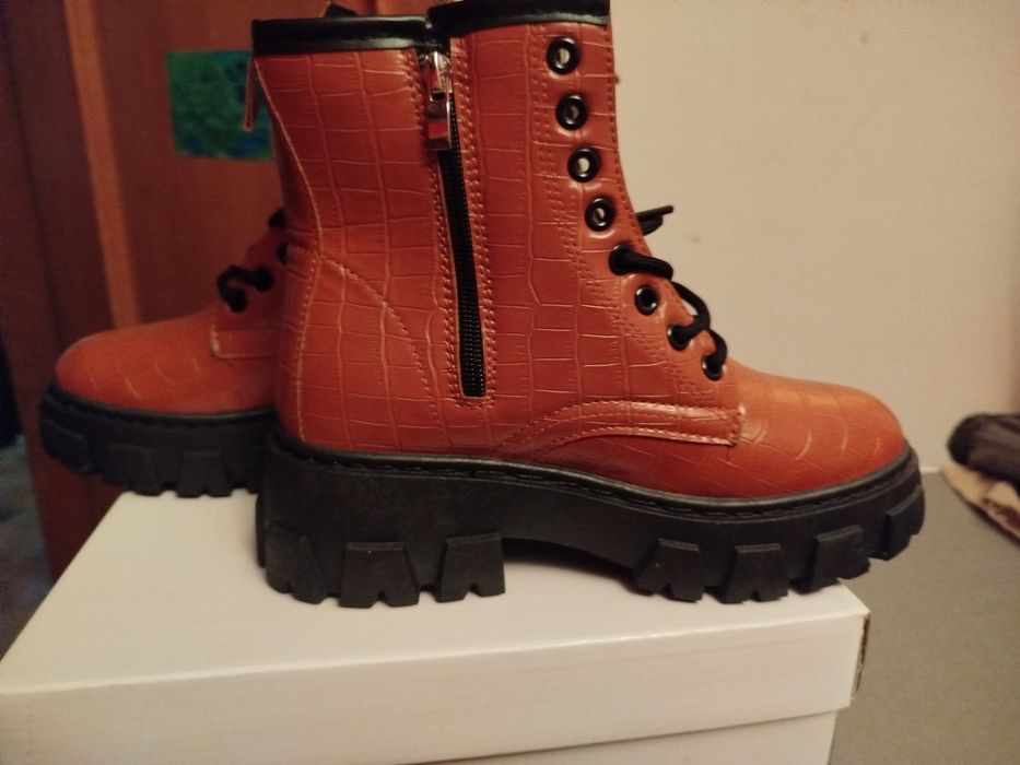 Botas estilo militar novas a estrear NR 37