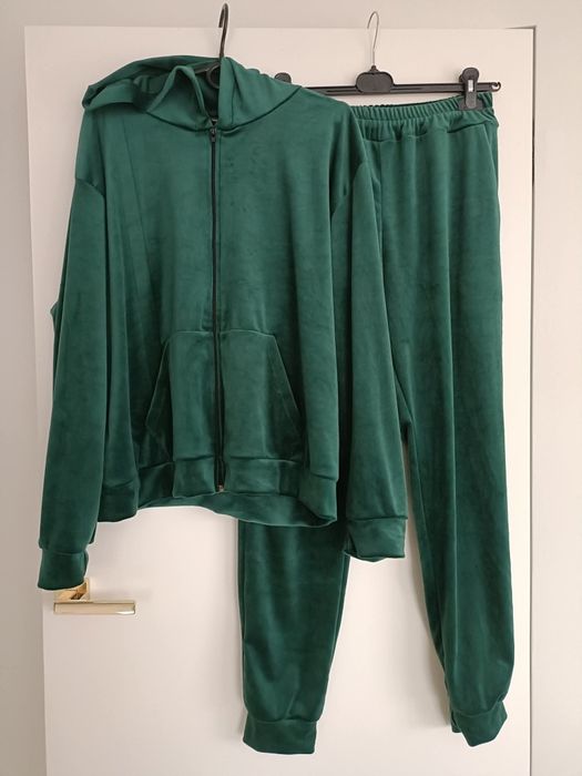 Komplet dersowy plus size bluza z kapturem duży rozmiar