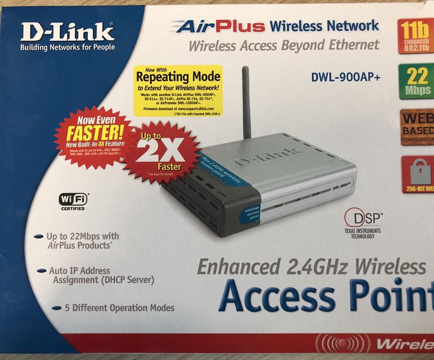 Reforço para sinal Wi-Fi