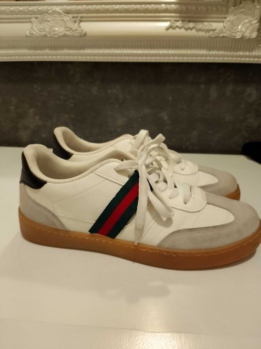 Białe sneakersy adidasy GG Gucci 39