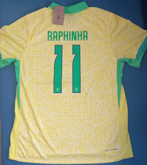 Koszulka Brazylia, nowa, #11 Raphinha, DRYFIDADV(meczówka
