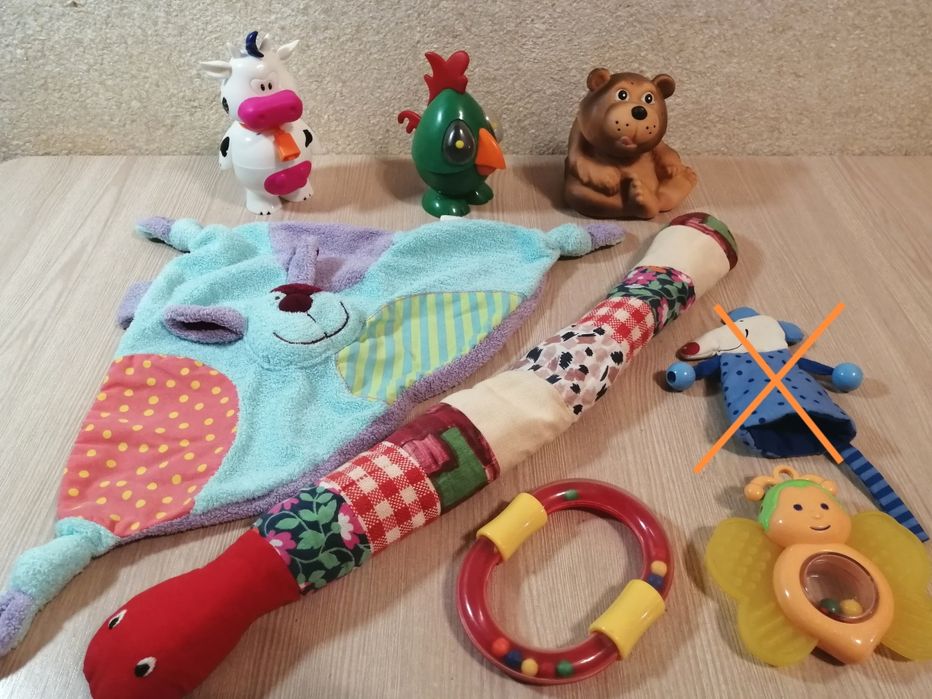 Игрушки для малышей, грызунки, погремушки