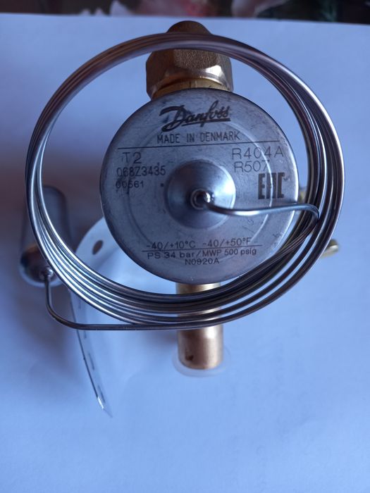 ТРВ Danfoss TX2 (R22).   T2 (R404/507)- под пайку
