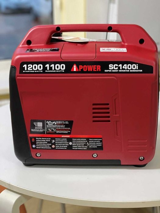 МІДЬ! ДЛЯ КВАРТИРИ! Інверторний  генератор 1.2 кВт AiPower. Вага 12 кг