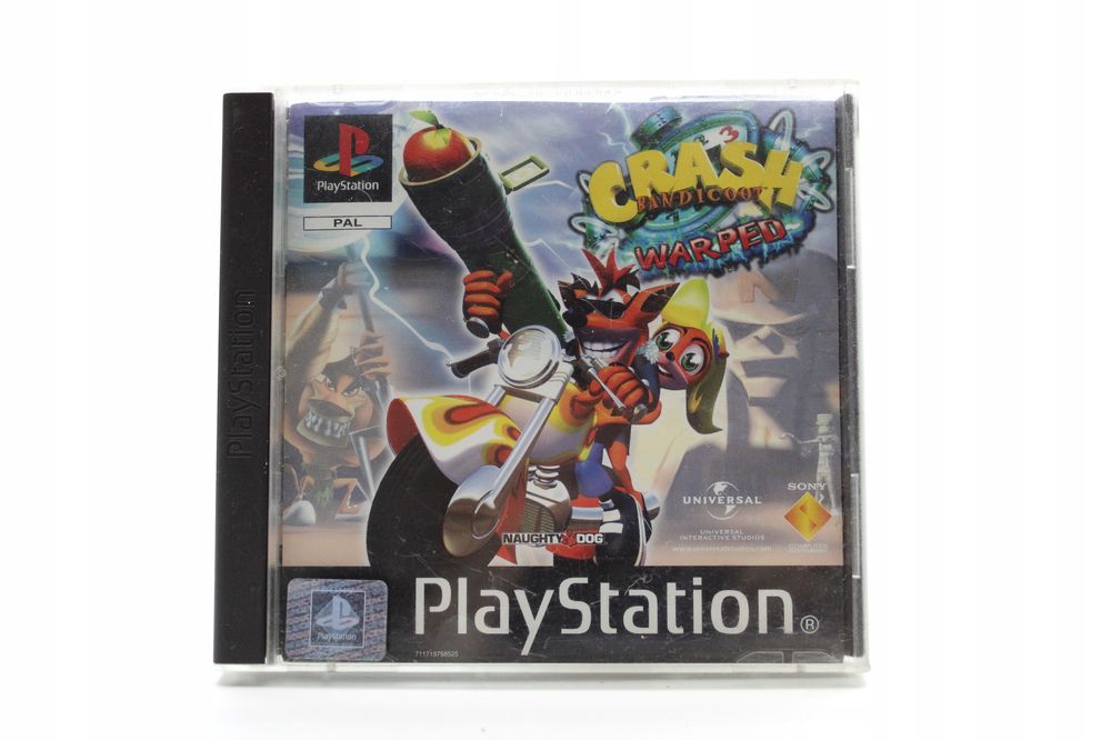 Crash Bandicoot 3 Warped Ps1 Psx Playstation (Psx) Pudełkowa