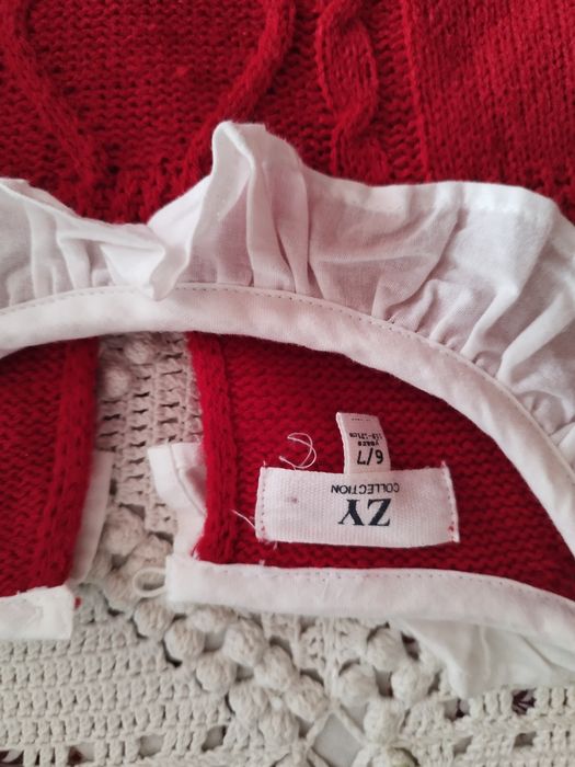 Vestido vermelho menina marca Zippy